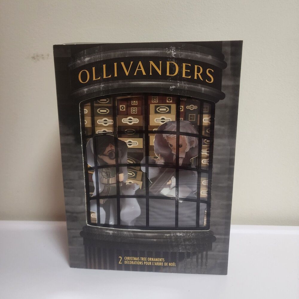 Hallmark 2024 Harry Potter Ollivanders Storied Moments Ornament Set ~ NMIB
